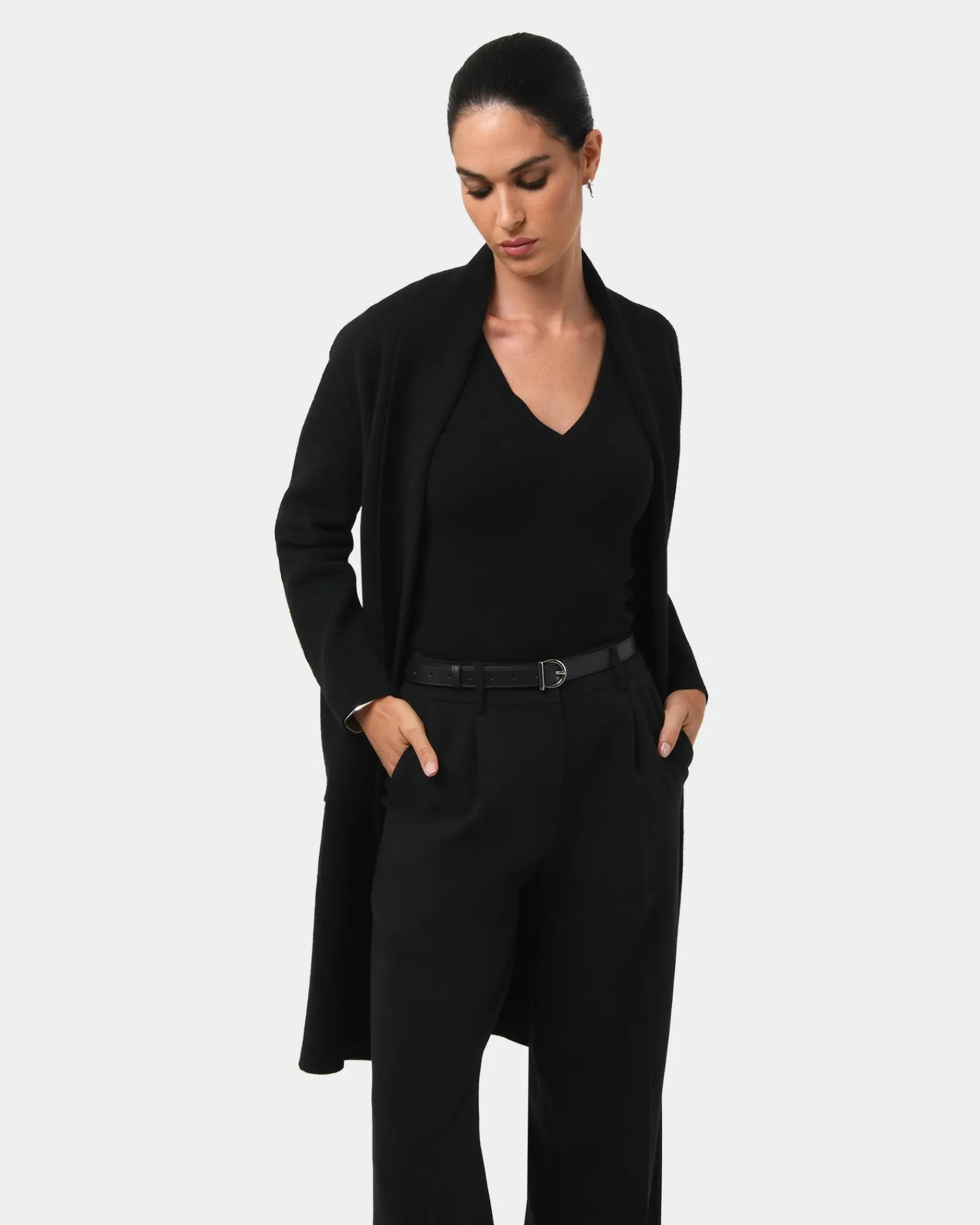 Forcast Yara Wool Blend Coatigan* Coats|Work Jackets