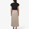 Forcast Zafina Pleated Draped Top* T-Shirts & Tops|Work Tops