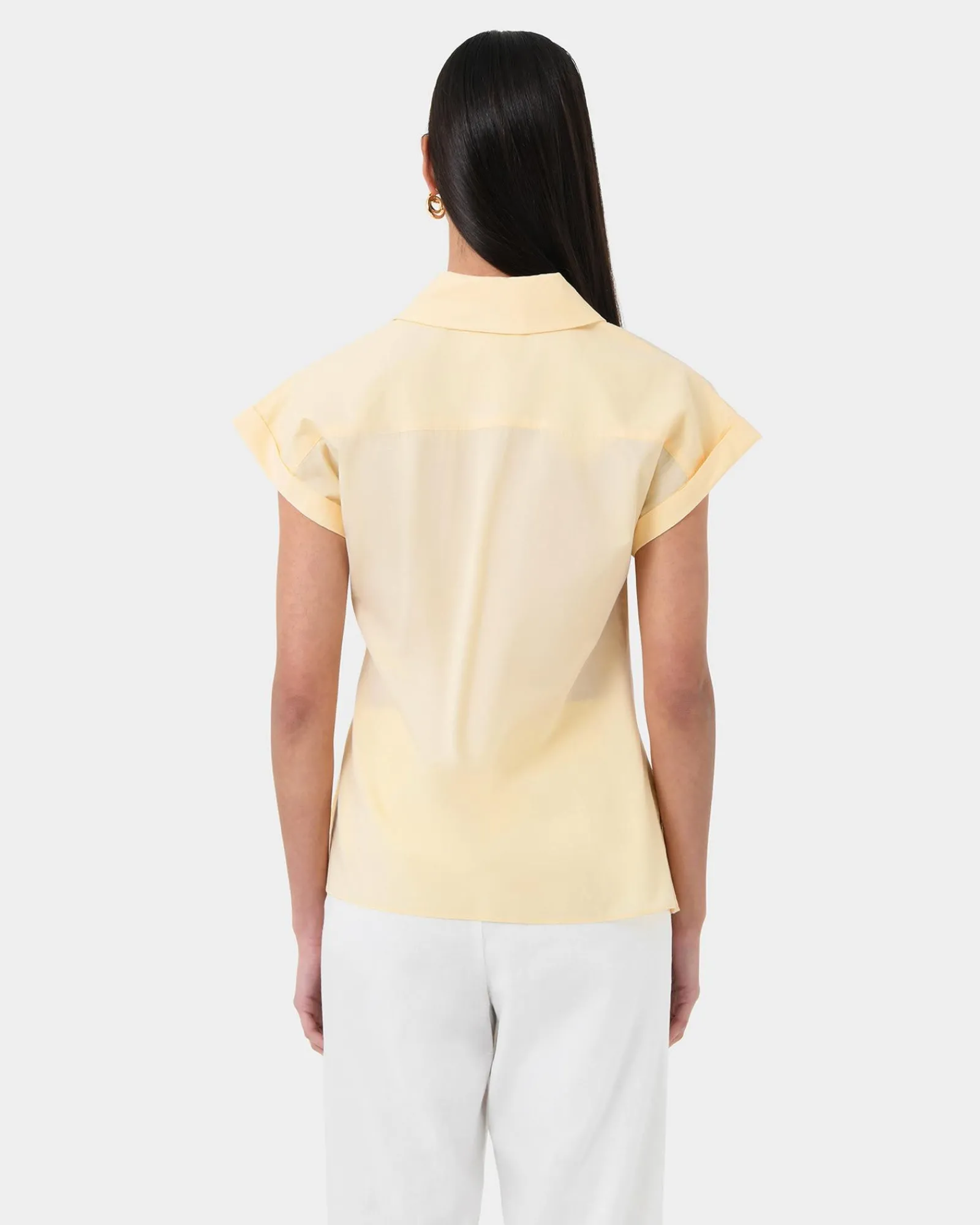 Forcast Zalia Tie Button Shirt* T-Shirts & Tops|Shirts & Blouses