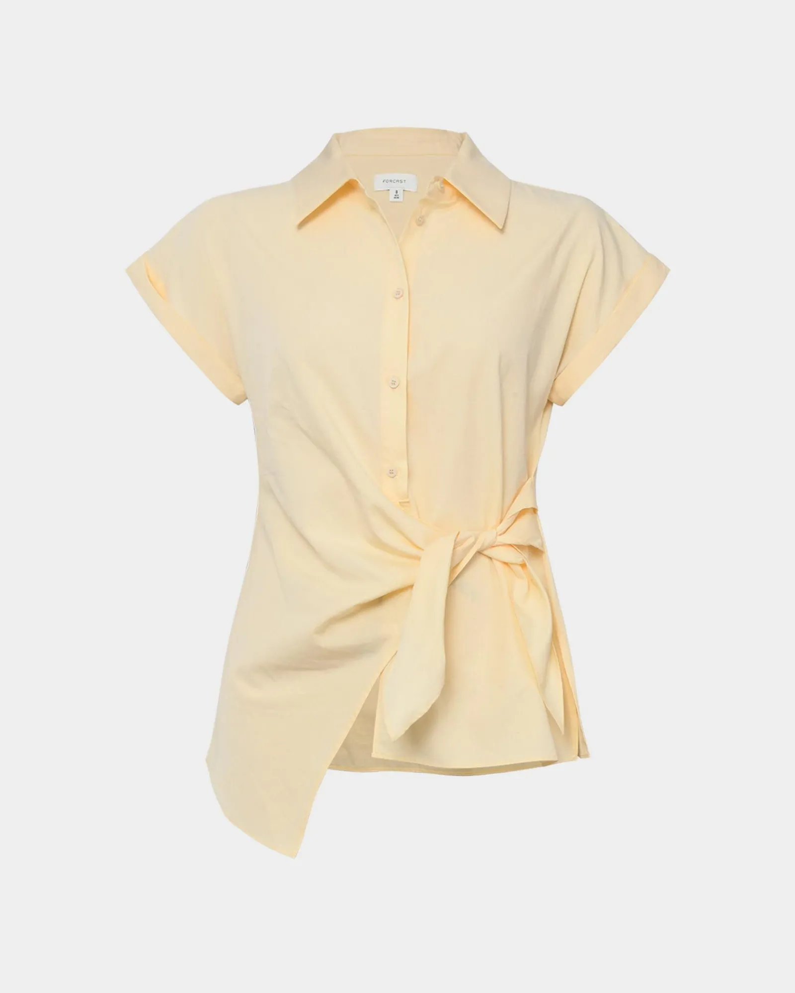 Forcast Zalia Tie Button Shirt* T-Shirts & Tops|Shirts & Blouses