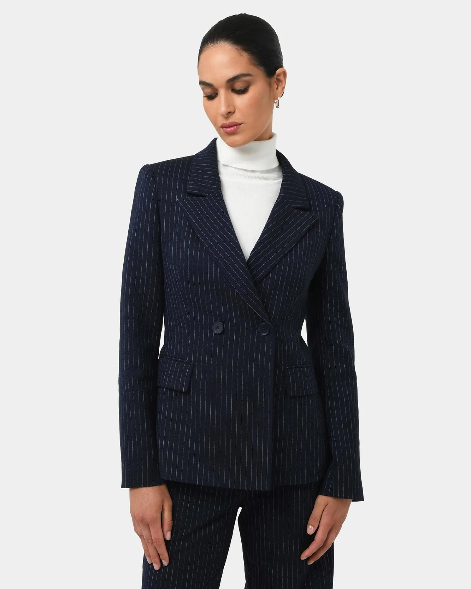 Forcast Zara Double Breasted Blazer* Jackets & Blazers|Matching Sets